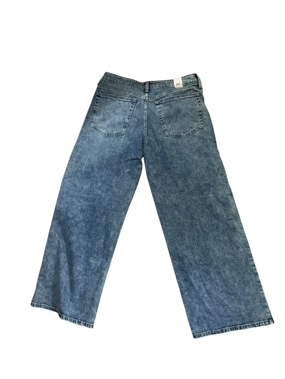 NWT BP Women's Wide Leg Baggy Blue Jeans